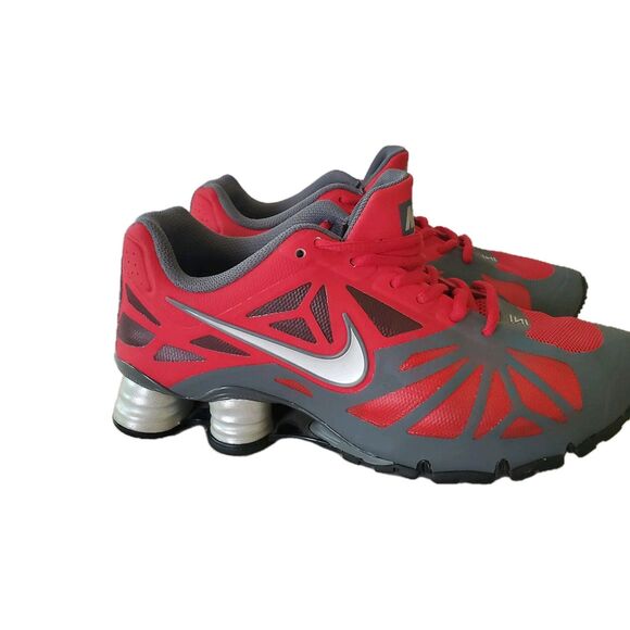 Nike Shox Turbo Women 8.5 Men 7 Red Black No insoles Rare 2014 See Description - Picture 3 of 14